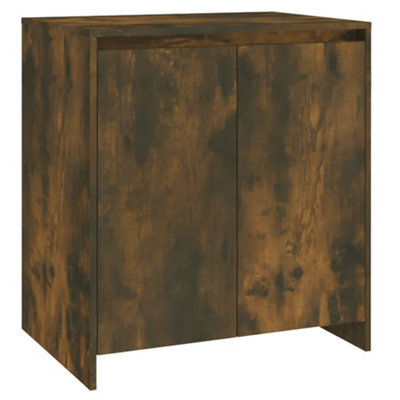 Vidaxl Sideboard Smoked Oak 70X41X75 Cm Engineered Wood - image 1