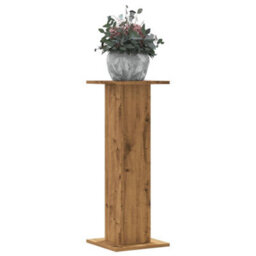 Walplus Plant Stands 2 Pcs Artisian Oak 30X30X80 Cm Engineered Wood - thumbnail 1