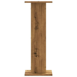Walplus Plant Stands 2 Pcs Artisian Oak 30X30X80 Cm Engineered Wood - thumbnail 4