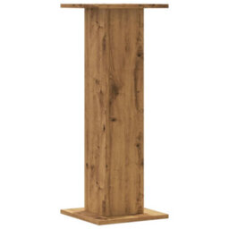 Walplus Plant Stands 2 Pcs Artisian Oak 30X30X80 Cm Engineered Wood - thumbnail 7