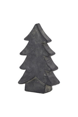 Amalfi Grey Medium Christmas Tree Modern Holiday Decor Centerpiece - image 1