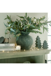 Amalfi Grey Medium Christmas Tree Modern Holiday Decor Centerpiece - thumbnail 4