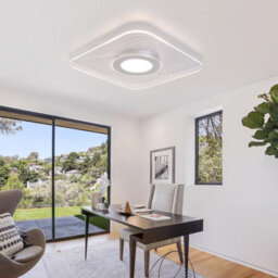 Harper Living Energy Saving Led Ceiling Light, Square Acrylic Shade, Natural White (4000K), Non Dimmable - thumbnail 3