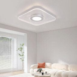 Harper Living Energy Saving Led Ceiling Light, Square Acrylic Shade, Natural White (4000K), Non Dimmable - thumbnail 2