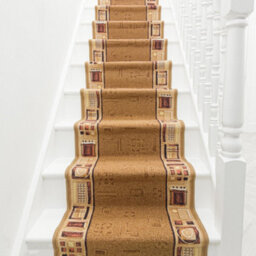 Jena Stair Runner - Hardwearing, Non-Slip & Durable Carpet For Stairs & Staircases, Multiple Lengths - thumbnail 4