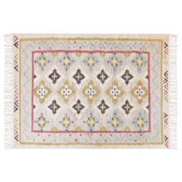 Beliani Rug Terkos Multicolour 160 X 230 Cm Jute - thumbnail 1