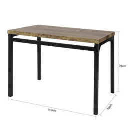 Sobuy Ogt28-N-Fst72-Nx4,dining Table And 4 Chairs Solid Wood Kitchen Set,neutral - thumbnail 3