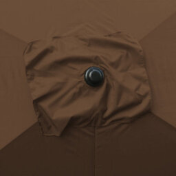 VRUC Outdoor 2X3M Parasol - Crank Up & Tilt Garden Parasol Umbrella Coffee And Base - thumbnail 4