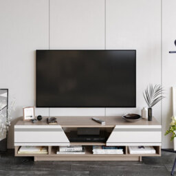 Decorotika Aspatria Tv Stand Tv Unit White And Cordoba - thumbnail 1