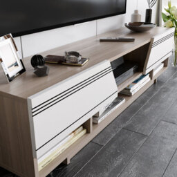 Decorotika Aspatria Tv Stand Tv Unit White And Cordoba - thumbnail 3