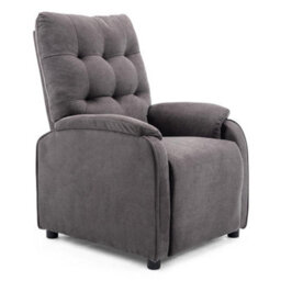 More4Homes Charlbury Fabric Recliner Armchair Sofa Fireside Chair Reclining Cinema (Charcoal) - thumbnail 2