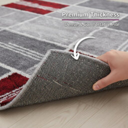 Modern Box Design Area Rug Soft Thick Pile Carpet Living Room Bedroom Kitchen Non Shedding Polypropylene Rug 200X290 Cm - thumbnail 5