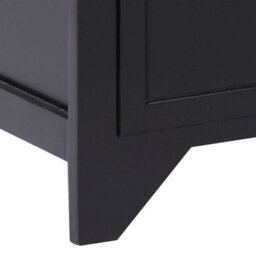 Berkfield Tv Cabinet Black 108X30X40 Cm Solid Paulownia Wood - thumbnail 7