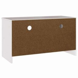 "Berkfield Tv Cabinet ""drammen"" White 99X43X55 Cm Solid Wood Pine" - thumbnail 6
