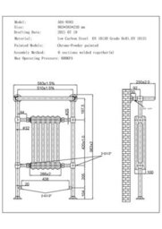 Uk Radiators 1631Btu H963mm X W583mm White Traditional Standard Column Dual Fuel Heated Towel Rail Arundel - thumbnail 3