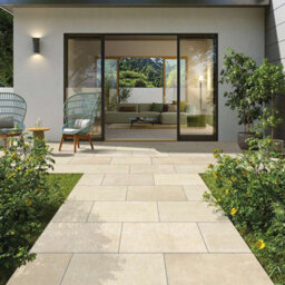 Stonewise  Egyptian Limestone 600X900X20mm Outdoor Porcelain Paving Full Set Of 40 Slabs For Patios, Walkways & Outdoor Design - thumbnail 1