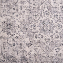 OHS Washable Rug Vintage Living Room Bedroom Carpet Mat, Grey - 160 X 230Cm - thumbnail 4