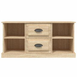 Berkfield Tv Cabinet Sonoma Oak 99.5X35.5X48 Cm Engineered Wood - thumbnail 6