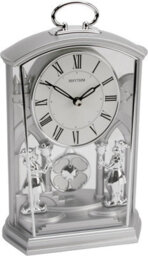Widdop Rhythm Mantel Clock See Thru With Handle Silver - 4Rp796Wr19 - thumbnail 2