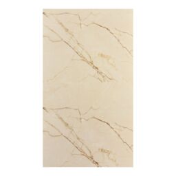 Levente Gold Matt Marble Effect Ceramic Indoor Wall & Floor Tile, Pack Of 8, (L)600mm (W)300mm - thumbnail 2