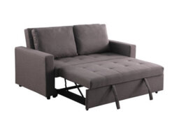Mattress Guru Fabric 2 Seater Double Sleep Grey, Brown & Lime Omari Modern Stylish (Sofa Bed) - thumbnail 2