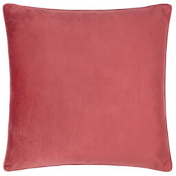 Morris & Co Strawberry Thief Embroidered Velvet Cushion Cover - thumbnail 2