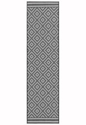 Black Outdoor Rug, Geometric Stain-Resistant Rug For Patio Decks Garden Balcony, 4mm Modern Outdoor Rug-120Cm X 170Cm - thumbnail 8