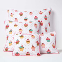 Homescapes Cotton Cup Cakes Cushion Cover, 60 X 60 Cm - thumbnail 5