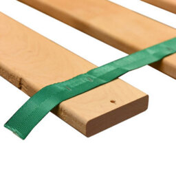 Single 3Ft Hardwood Alder Bed Slats -11 Slat Webbed Set - thumbnail 4
