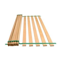 Single 3Ft Hardwood Alder Bed Slats -11 Slat Webbed Set - thumbnail 1