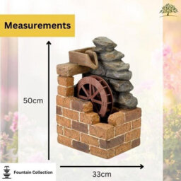 Solar Powered Mill Water Fountain 50Cm - thumbnail 4