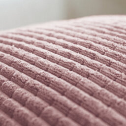 Deconovo Set Of 2 Corduroy Cushion Covers 50Cm X 50Cm, 20X20 Inches Grid Throw Pillowcases For Bedroom(Pastel Violet, 2 Pieces) - thumbnail 3