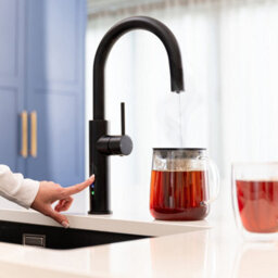 Aquataps Aquatap Fizz 5-In-1 Boiling Water Tap & Sparkling Water Tap C-Shape Matt Black - thumbnail 2