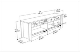 Decorotika Manhattan Tv Stand Tv Unit For Tvs Up To 63 Inch - thumbnail 6