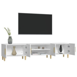 Berkfield Tv Cabinet White 180X31.5X40 Cm Engineered Wood - thumbnail 5