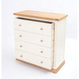 Cabinet Bits Trevi 4 Drawer Chest Of Drawers Chrome Knob - thumbnail 4