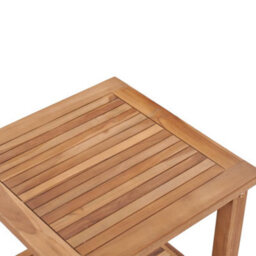 Berkfield Coffee Table 45X45X45 Cm Solid Teak Wood - thumbnail 3