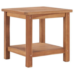 Berkfield Coffee Table 45X45X45 Cm Solid Teak Wood - thumbnail 1