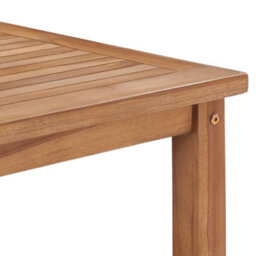 Berkfield Coffee Table 45X45X45 Cm Solid Teak Wood - thumbnail 4
