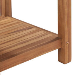 Berkfield Coffee Table 45X45X45 Cm Solid Teak Wood - thumbnail 5
