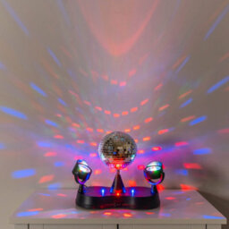 Valuelights Dolly Disco Ball Rotating Rgb Led Spotlight Desk Table Lamp - thumbnail 3