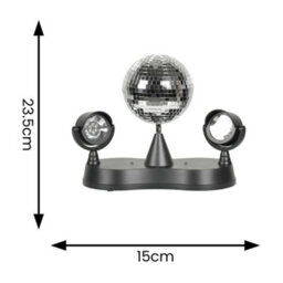 Valuelights Dolly Disco Ball Rotating Rgb Led Spotlight Desk Table Lamp - thumbnail 5
