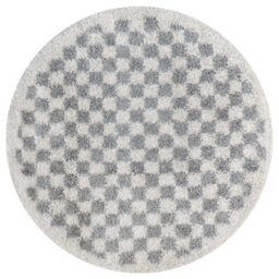 The Rugs Moodi Shaggy Grey Mulberry Rug Runner Tartan Thick High Pile For Living Rooms, Bedrooms, Hallways, Kitchens - thumbnail 9
