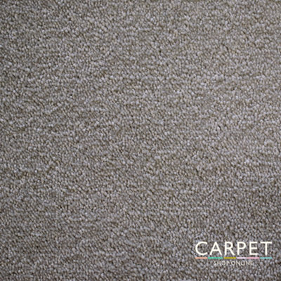 Carpet Shop Online Charm Grey Beige Twist Carpet 3.75M X 4M - image 1