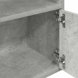 Berkfield Bookcase Concrete Grey 31X24X127 Cm Engineered Wood - thumbnail 8