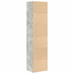 Berkfield Bookcase Concrete Grey 31X24X127 Cm Engineered Wood - thumbnail 6