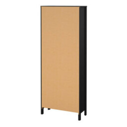 Furniture To Go Madrid China Cabinet 2 Doors W/glass + 3 Drawers In Matt Black - thumbnail 5
