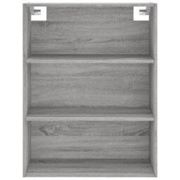 Berkfield Highboard Grey Sonoma 69.5X34X180 Cm Engineered Wood - thumbnail 6