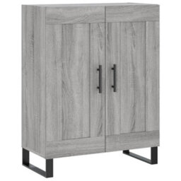 Berkfield Highboard Grey Sonoma 69.5X34X180 Cm Engineered Wood - thumbnail 7