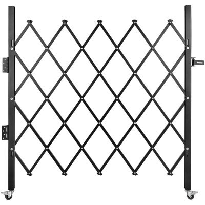 "Vevor Single Folding Security Gate, 48"" H X 66"" W Folding Door Gate, Steel Accordion Security Gate, Scissor Gate" - image 1